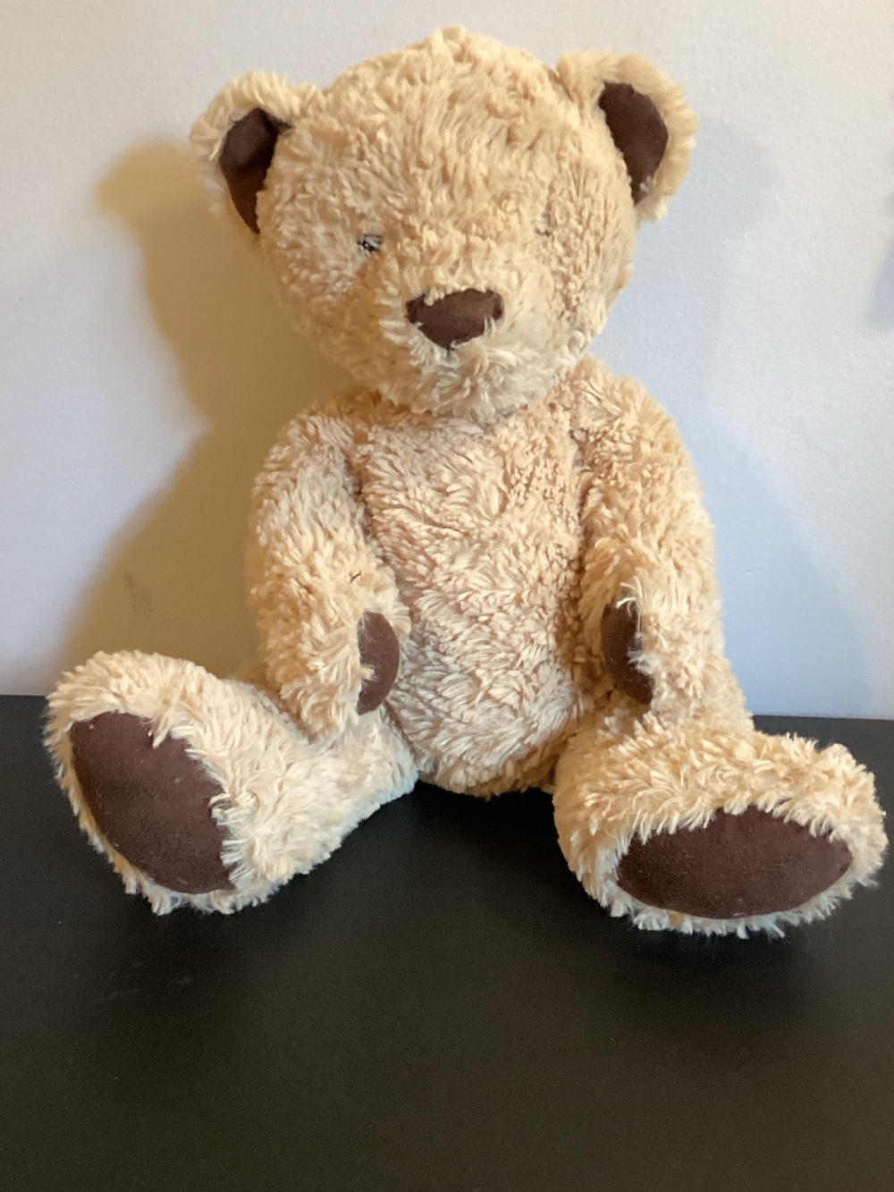 Jellycat Edward Cream Teddy Bear with Brown Accents 14 Inches Super Soft ! - Picture 6 of 6